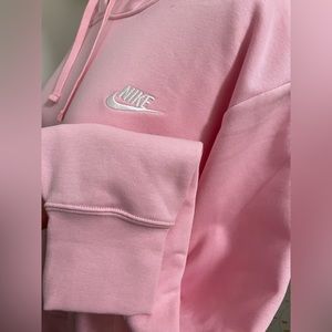 Nike Sportswear Women's Club Fleece Pullover Hoodie - Plus Size - Pink